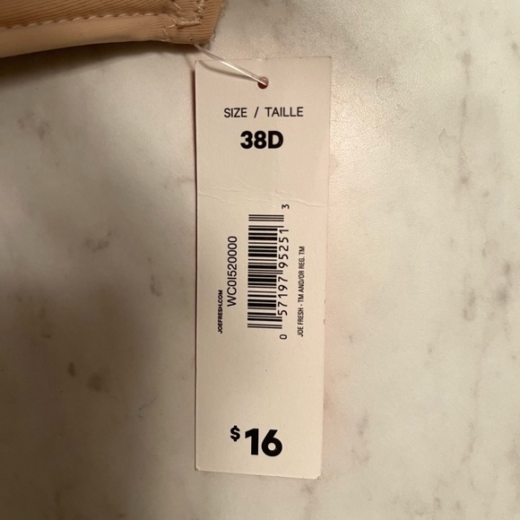 Joe fresh Nude bra 38D - Picture 2 of 3